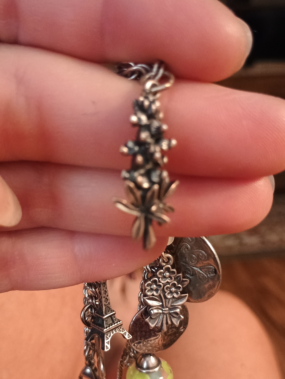 James Avery Bluebonnet Charm